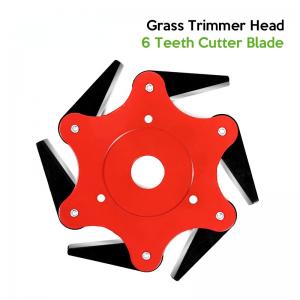 Factory price Steel Trimmer Head Premium 6 Steel Razors Trimmer Head Upgraded Universal Weed Eater Blades Metal