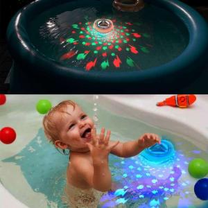 LED IP68 Outdoor RGB Underwater Floating Fish Projection Light Baby Bathing Diving Pool Fountain Swimming Aquarium Spa Light