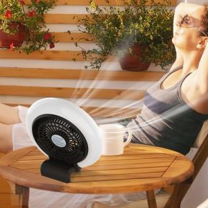 2 in 1 Multi function Usb Led Camping Fan Tent Lantern Portable Camping Fan With Led Light