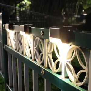 LED Solar Stair Fence Step path Light Outdoor lamp For Garden Yard