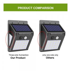 Solar lamp LED body sensor landscape courtyard wall lamp garden outdoor waterproof